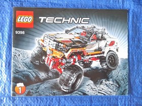 LEGO Technic 9398 4x4 Crawler Building Set -Instruction Manuals Only (Books 1-3)