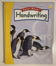 Zaner Bloser Kindergarten Teacher Edition Han...