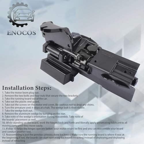 84452642 Power Running Board Motor & Bracket Assembly - Front Left Driver Side 