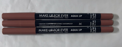 MAKE UP FOR EVER Aqua Lip 3C Waterproof Lipliner Pencils Discontinued Not Sealed