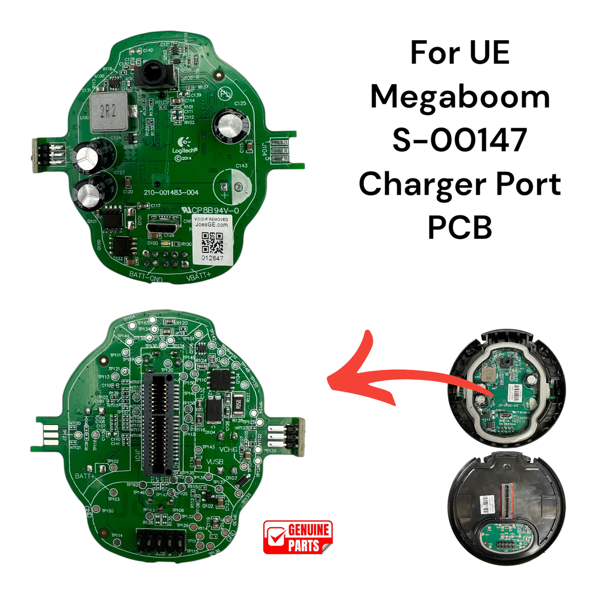 UE MEGABOOM S-00147 Ultimate Ears Wireless Speaker Port Cover