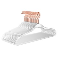 Premium Clear Invisible Acrylic Hangers,Crystal Plastic Hangers,Clear Hangers...