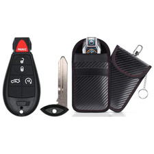 Key Fob Replacement Chrysler 300 2008-2010 FCC IYZ-C01C IYZC0  Protective Pouch