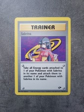 Carte Pokémon, Gym Challenge, 110/132 Sabrina ENG EXCELLENT