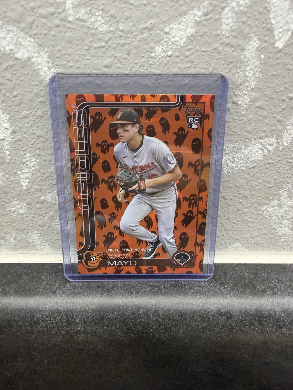 2025 Topps Update Series - Rookie Debut Coby Mayo #US282 Ghost Foil (RC)
