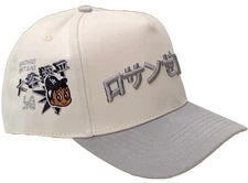 Los Angeles  ロサンゼルス Dodgers Kanji Otani Gray Cartoon Cap w/3D Embroidery.