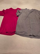 Girls Size 14/16 Shirts Wonder Nation Brand Lot Of 2 Short Sleeves
