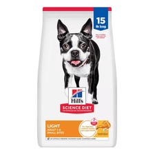 Hill's Science Diet Light Small Bites Adult Dry Dog Food-Chicken  Barley, 15 Lb