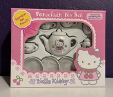 Vintage Hello Kitty Toy Porcelain Tea Set 2000 Sanrio Japan Kawaii Y2K New Rare