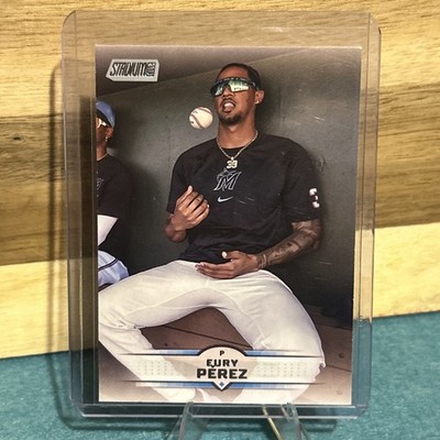 2025 Topps Stadium Club Eury Perez #131 Miami Marlins MLB