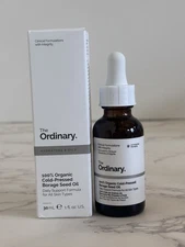 THE ORDINARY 100% Organic Cold Pressed Borage Seed Oil - FS 30ml NIB Free Ship
