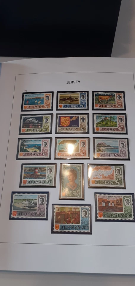 GB JERSEY 1969-2023 COMPLETE MNH used stamp collection 5 Davo albums Face £1950+ - Image 4 of 4