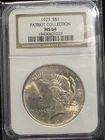 1923 Silver Peace Dollar NGC MS64 Patriot Collection US Graded Coin Slab 90%