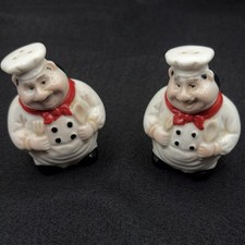 Fat Chef Glass Salt and Pepper Shaker Set 10 