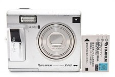 FUJIFILM FinePix F440 Silver Compact Digital Camera Tested Working Japan