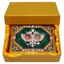 Tabatière du Tsar Nicolas II Tsar Russie - réplique Boite du Tsar Faberge Box