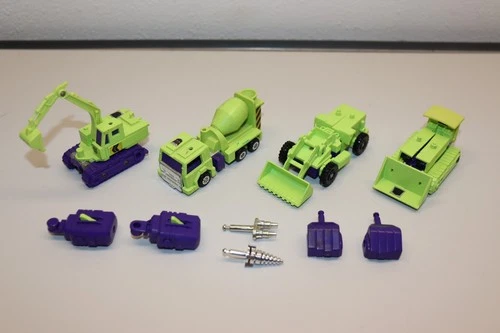 Vintage Transformers G1 Lot of  Constructicons Figures & Devastator Parts