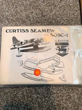GRIFFIN 1/72-SCALE CURTISS SO3C-1 SEAMEW WW2 USN SCOUT PLANE VACUFORM KIT OPEN U