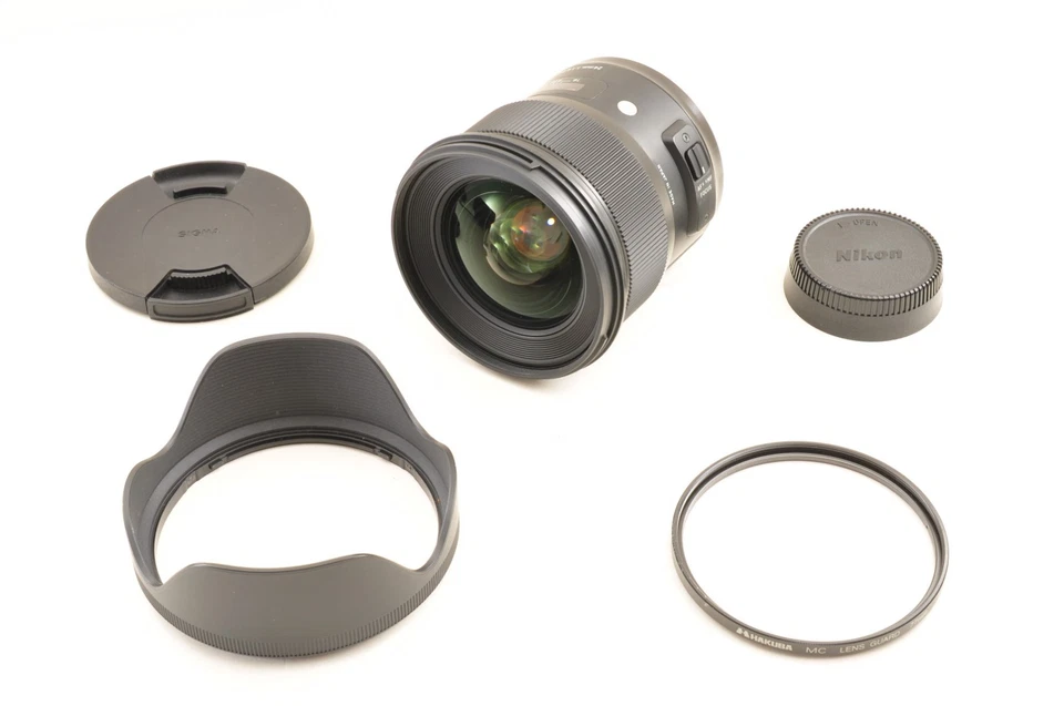 Lente gran angular Sigma 24 mm f/1,4 DG HSM Art para Nikon F con capucha *cas... - Imagen 2 de 4