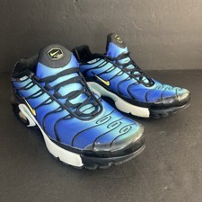 Nike Air Max Plus Tn Hyper Sky Blue White Yellow Black GS Size BV7426-003 Sz 7Y
