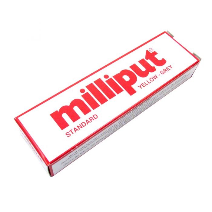 Milliput Standard Yellow-Grey Epoxy Putty Filler Adhesive (113.4g) For Sculpt...