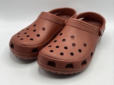 Crocs Men Size 11 Classic Clogs Rust Brown 10001-862 - Brand New 
