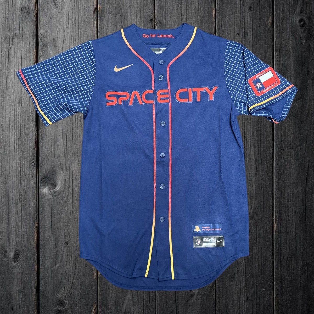 Nike Houston Astros 2XL Navy Blue City Connect Tucker Limited