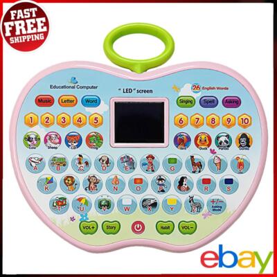 Kinder Lerntablet Spielzeug Intelligenz Kleinkinder Laptop Pad Spielzeug für Jungen Mädchen 2-6 Jahre