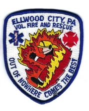 *HTF* Ellwood City Pennsylvania Volunteer Fire and Rescue patch
