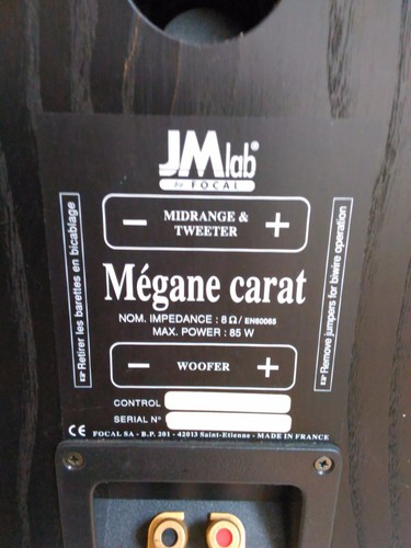 FOCAL JM LAB JMLAB MEGANE CARAT SPEAKER - ( FOR SINGLE SPEAKER ONLY ) -VERY NICE - 第 6/12 張圖片