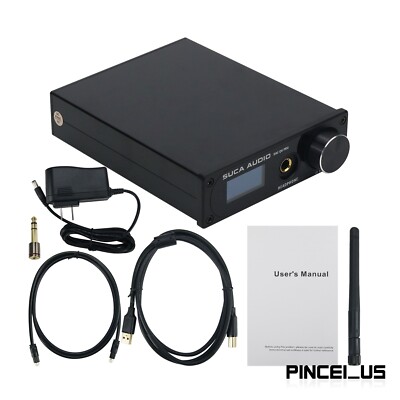SUCA AUDIO DAC-Q6 PRO Hifi Headphone Amp Bluetooth 5.0 DAC Preamplifier DSD512