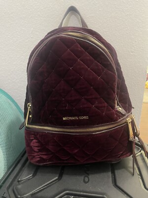 Michael Kors backpack plum | eBay display picture 2