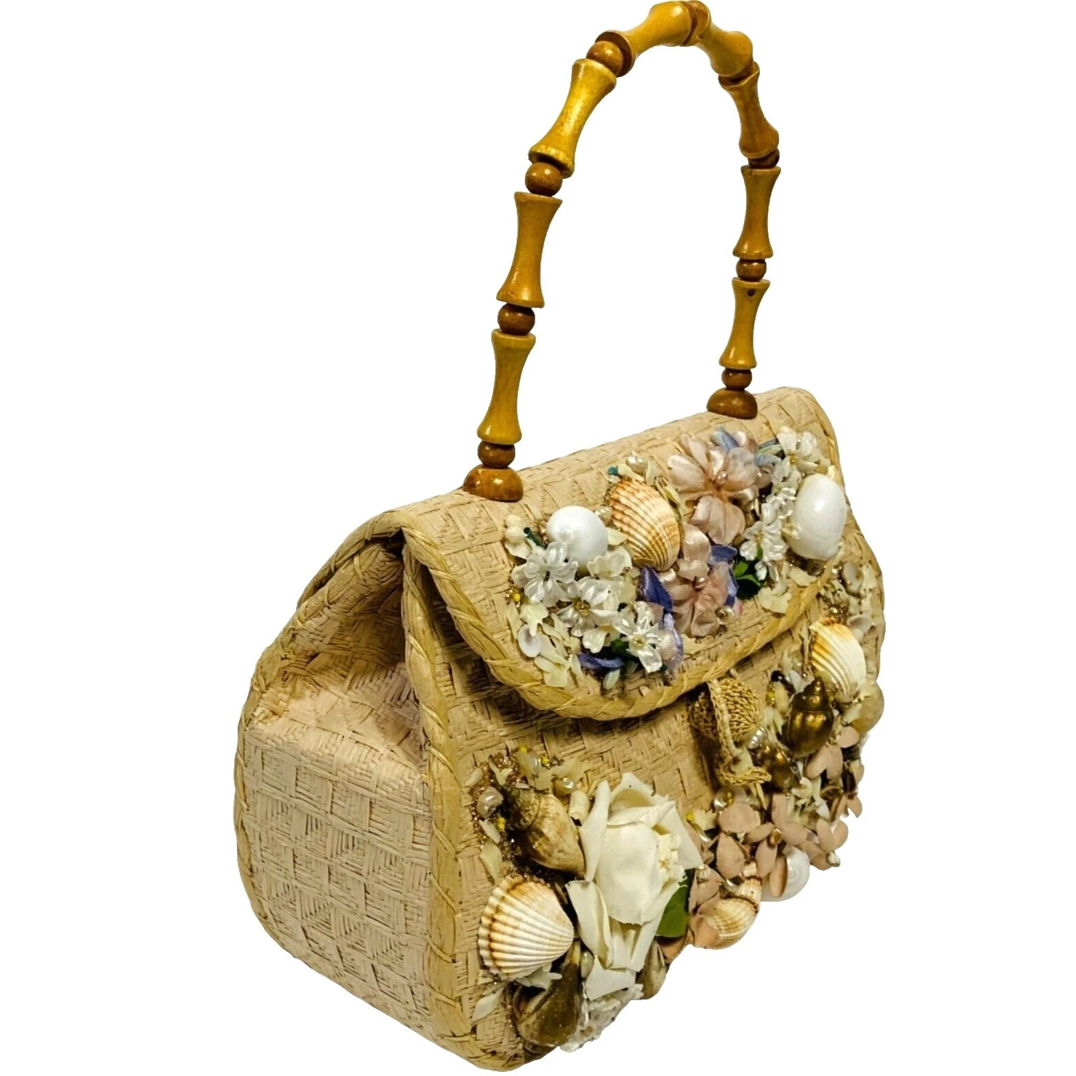 Bolsos vintage de paja, Bolsos y estuches