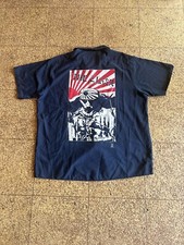 Vintage 1990s The Clash Punk Work Shirt Size Xxl