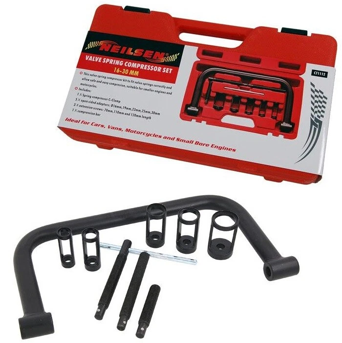 ENGINE VALVE SPRING COMPRESSOR by Neilsen Tools Universal Fitting