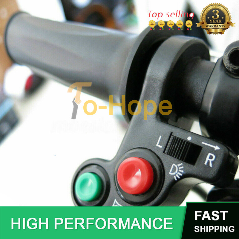 Universal Motorcycle Headlight Turn Signal/Horn Light ON-OFF Start ...