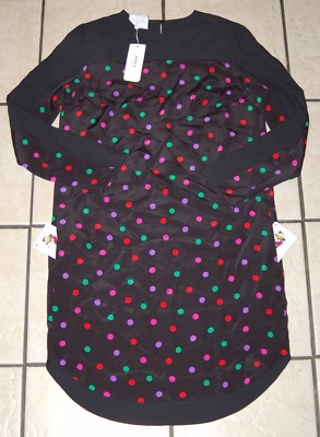 Akris Punto Women's Multicolor Dot Silk Dress, Various Sizes