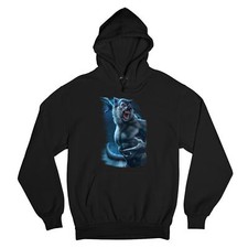 Roaring Werewolf Sweatshirt Halloween Horror Scary Gothic Monster Hoodie