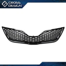 Front Mesh Bumper Upper Grille Grill Fit For 2010 2011 Toyata Camry SE 10-11 BLK