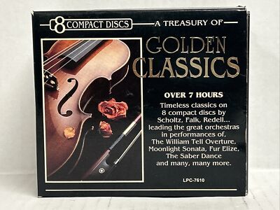 A Treasury of Golden Classics 8 CD Set 7 Hrs Music Classical Symphony Orchestra