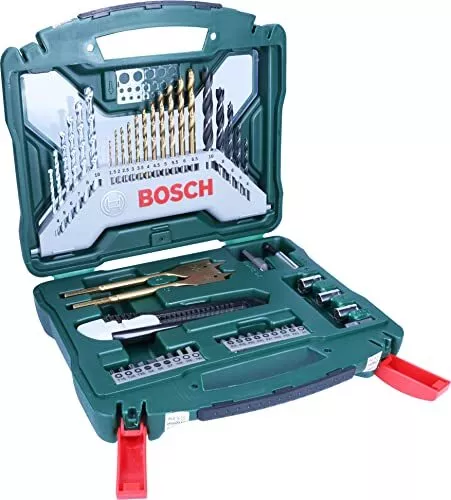 Bosch 50 Pieces X Line Titanium Drill and Screwdriver Bit Set for Wood Masonry