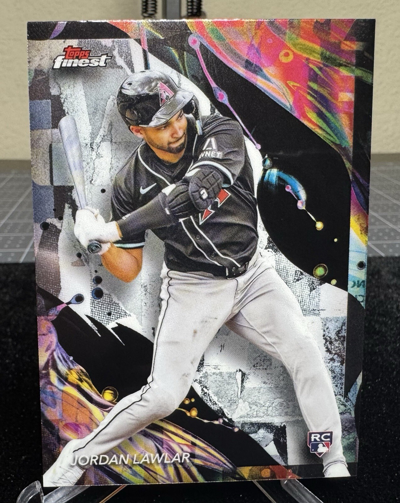 2024 Topps Finest Jordan Lawlar Uncommon RC #167 Arizona Diamondbacks