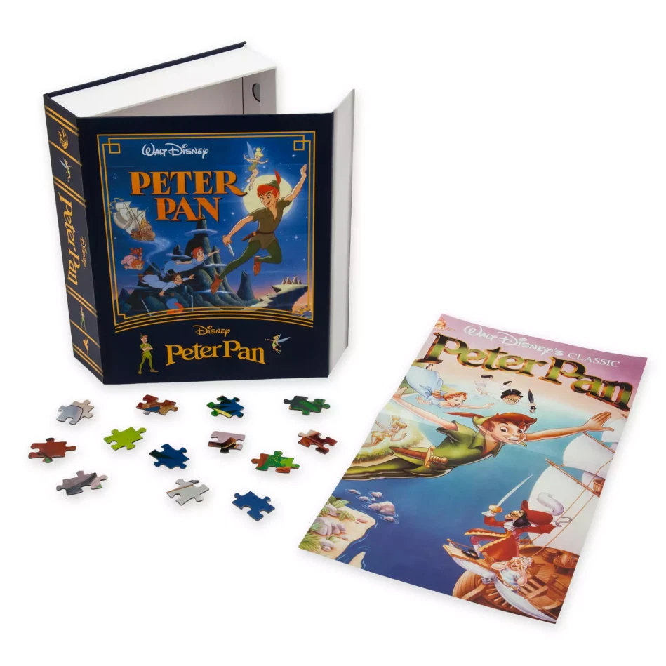 Paquete de 4 rompecabezas Disney Storybook Pinocho Dumbo Peter Pan Alice 500 piezas cada uno Foto 3 de 4