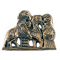 WalküRen AnhäNger Bronze Wikinger Replikat DäNemark +Band Walhalla Frauenschmuck
