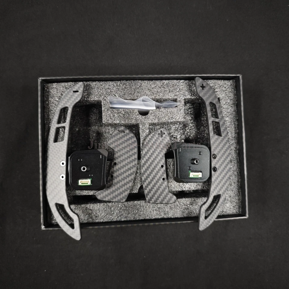 Magnetic Carbon Fiber Paddle Shifter For Audi TTRS R8 TTS Steering wheel - Image 4 of 4