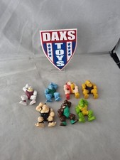 Vintage Monster Wrestlers In My Pocket Bundle Of 7 Figures 1990's