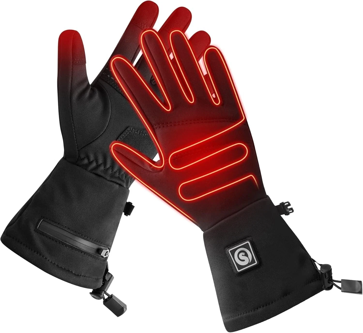 Heated Glove Liners Electric Gloves for Men Women Rechargeable Battery Hand, XXS