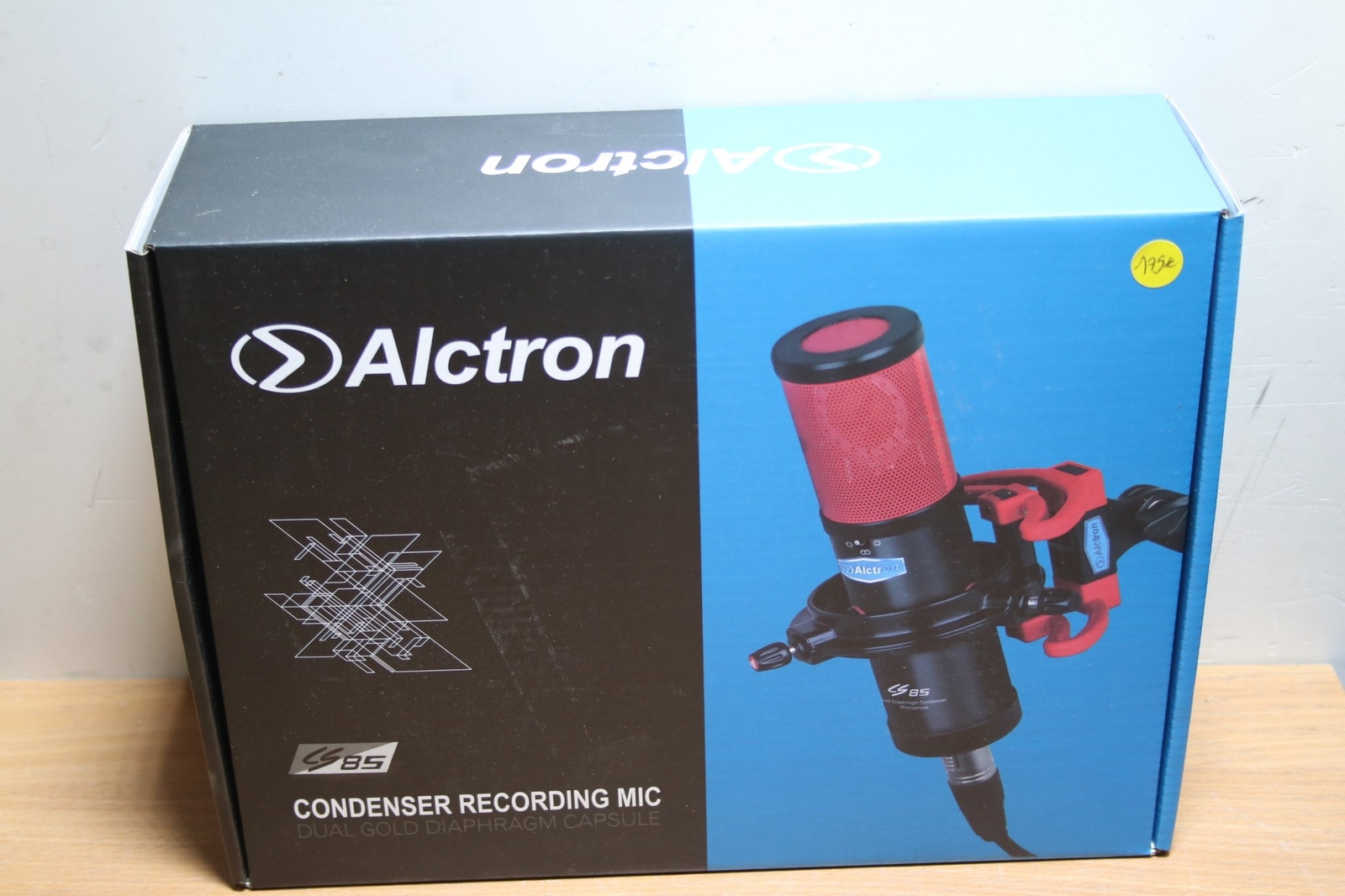 Micro Studio Electret Alctron CS 85 Black pour éliminer le bruit de fond de vos vidéos