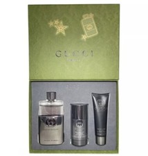 Gucci Guilty Pour Homme Gift Set 3-PC Eau de Toilette 90ml NEW