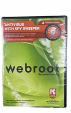 NEW 2011 Webroot Antivirus with Spy Sweeper PC, Personal Edition Sealed